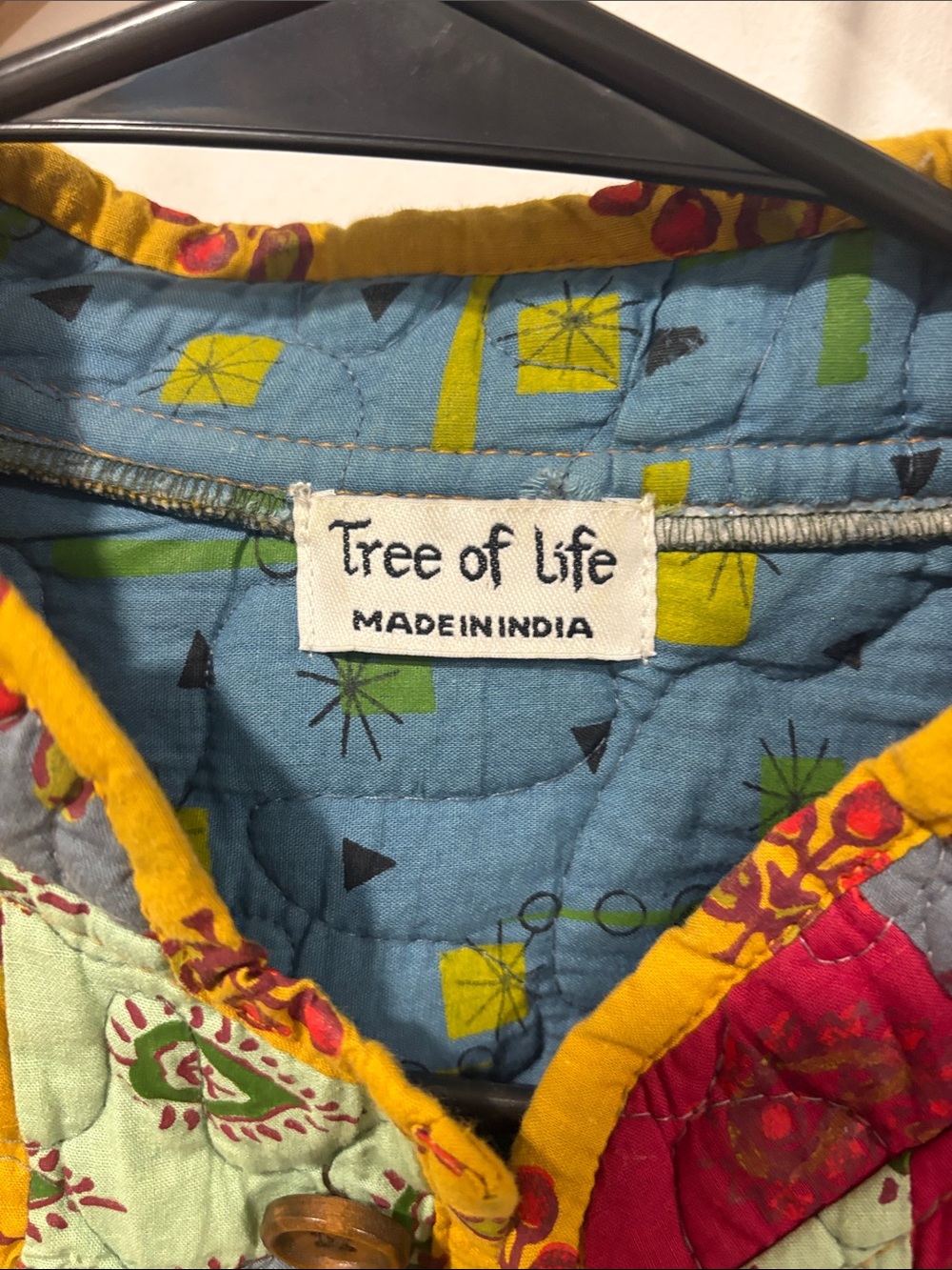Tree of life brand cotton quilt vest - Picture 2 of 5